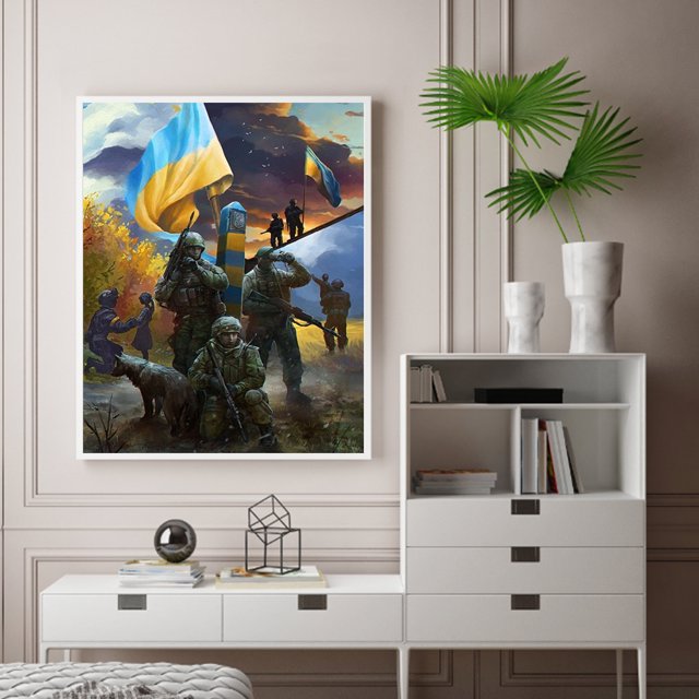 Cuadros Decorativos Pintura en lienzo del Día de la Independencia, decoración, pintura al óleo por números, póster de arte de pared Ndcxsfigh Nuevos Originales
