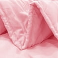 thumbnail image 4 of Mocaletto Reversible Quilts Set Queen Size, 3 Piece Pink Quilt with Pillow Shams, Point Pattern Microfiber Bedspread, Lightweight Soft All Season Coverlet For Bedroom,Hotel &Gift, 4 of 7