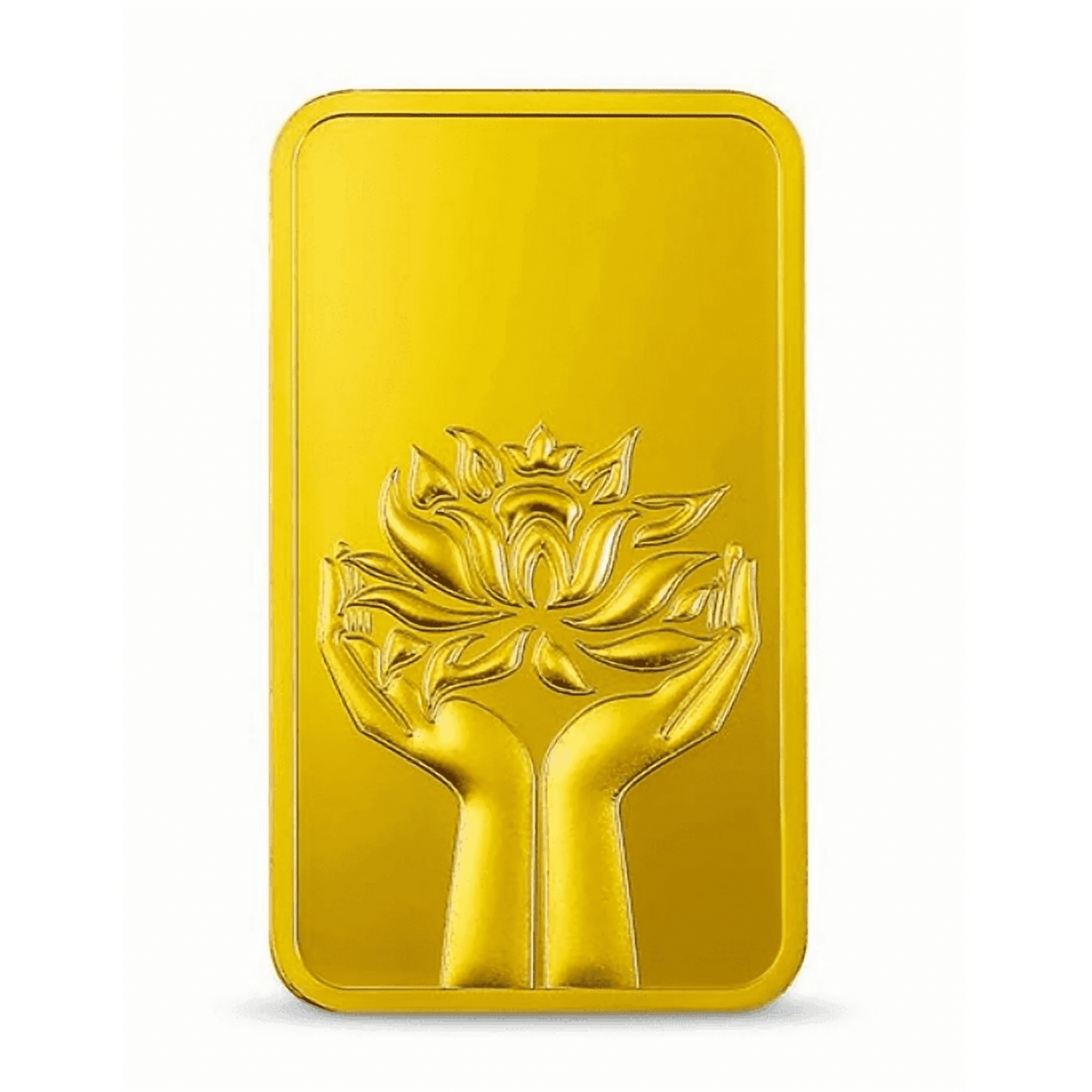Pamp MMTC Lotus 10 Gram Gold Bar - Large Card Assay