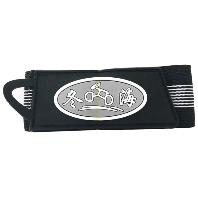 Durable elástico bicicleta puttee cinturón de seguridad bandas para piernas de bicicleta equipo de equitación negro