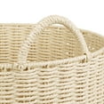 thumbnail image 3 of Hometrends Round Paper/ Water Hyacinth 2-Tone Basket, 3 of 5