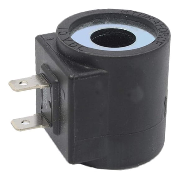 6301010; Size 08 Solenoid Coil; 10v Dc, Dual Spade Connector