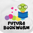 thumbnail image 4 of Inktastic Future Bookworm Boys or Girls Baby Bib, 4 of 4