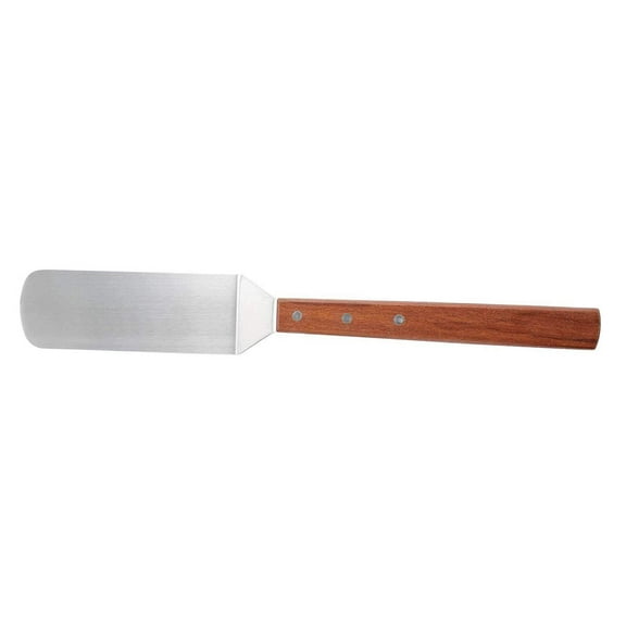 Winco TN44 Giant Turner with Offset, Wooden Handle, 8.13 x 2.88 in. Blade