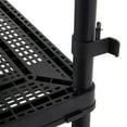 thumbnail image 6 of Black 4-Tier Fixed Height Ventilated Shelving Unit (4-Pack) (32 in. W x 54.5 in. H x 14 in. D), 6 of 8