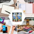 thumbnail image 6 of FORMRS 1-Subject Spiral Notebook 8" x 5" College Ruled 60 Refillable Sheet A5 Hard Cover, Pink Floral Window, 6 of 7