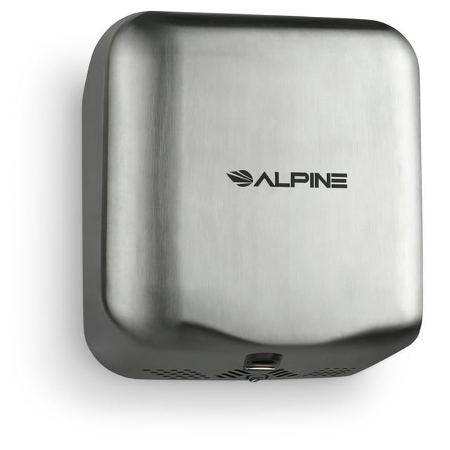 Alpine Industries Hemlock Séchoir à Mains Électrique Automatique à Grande Vitesse en Acier Inoxydable Brossé Commercial