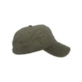 thumbnail image 3 of Top Headwear Pigment Dyed Low Profile Dad Hat 100% Cotton, Olive, 3 of 4