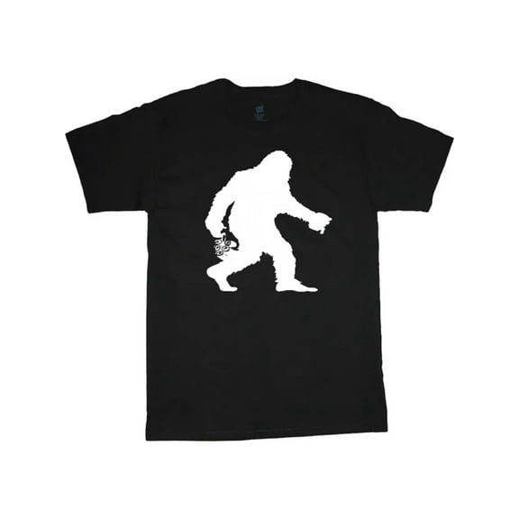 Heavyweight Cotton T-shirts,Mens Graphic Tee Sasquatch Beer Funny T-shirt tee top