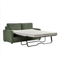 thumbnail image 4 of US Pride Furniture Manchester Corduroy 70" Square Arms Sofa Bed, Dark Green, 4 of 5
