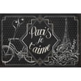 thumbnail image 3 of Penner, Janelle 24x17 Black Modern Framed Museum Art Print Titled - Vive Paris III, 3 of 5