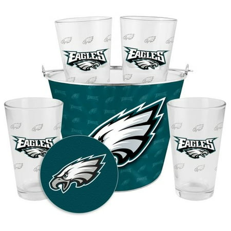 - Boelter Brands NFL Gift Bucket Set, Philadelphia Eagles