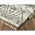 thumbnail image 6 of Abani Willow 5'3"W x 7'6"D WIL100A Moroccan Tribal Print Black and Ivory Rug, 6 of 7