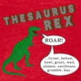 thumbnail image 3 of CafePress - Thesaurus Rex T Shirt - Womens Football Shirt, 3 of 4