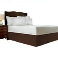 thumbnail image 1 of 100% Egyptian Cotton 1 PCs Box Pleated BedSkirt 21 inches (Chocolate,Queen), 1 of 5