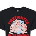 thumbnail image 3 of Disney - Firefighter Mickey & Friends - In Training - Juniors Cropped Cotton Blend T-Shirt, 3 of 5