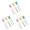 thumbnail image 1 of Bewildely Palillos de metal Patrón de dibujos animados Niños Acero inoxidable Comedor profesional Utensilio de entrenamiento Prop puntos Vajilla Type1 NO1 Bewildely CBP352435, 1 of 6