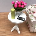 thumbnail image 5 of 6*6*4.5cm Decor 1:12 DIY Toys Wooden Furniture Model Tea Table Furniture Simulation Dollhouse Furniture Miniature Coffee Table 1, 5 of 8