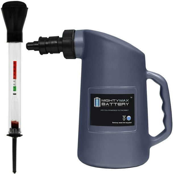 Golf Cart / Deep Cycle Battery Water Filler Bottle + Hydrometer
