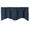 Navy Blue, variant on Dezytech Blackout Valance Curtains, Thermal Insulated Short Valance with Rod Pocket, 52x18 Inch - Light Filtering Semi Sheer Linen for Kitchen, Bathroom, Living Room & Bedroom Windows