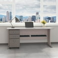 thumbnail image 2 of Bush Business Furniture Series A 72" Desk with Mobile File Cabinet in Pewter, 2 of 7