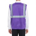 thumbnail image 4 of TOPTIE 5 Pockets High Visibility Safety Vest with Reflective Strips, Working Uniform Vest-Blue-M, 4 of 7