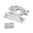 thumbnail image 1 of Xuanheng Skid Plate High Performance Upgrades Part for 1/18 RC Crawler Vehicles TRX4M Silver, 1 of 8