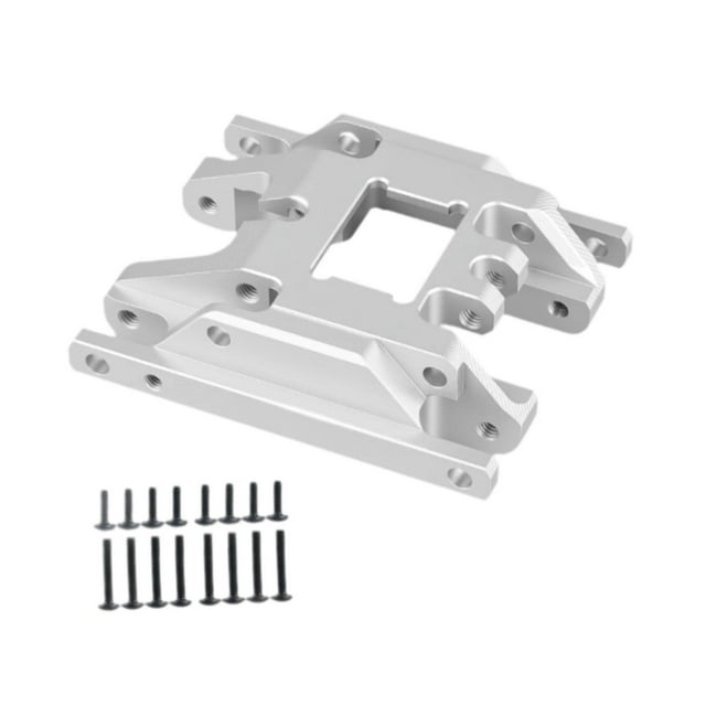 Xuanheng Skid Plate High Performance Upgrades Part for 1/18 RC Crawler Vehicles TRX4M Silver