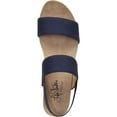thumbnail image 3 of LifeStride Womens Delta Slingback Ankle Strap Wedge Sandals, 3 of 4