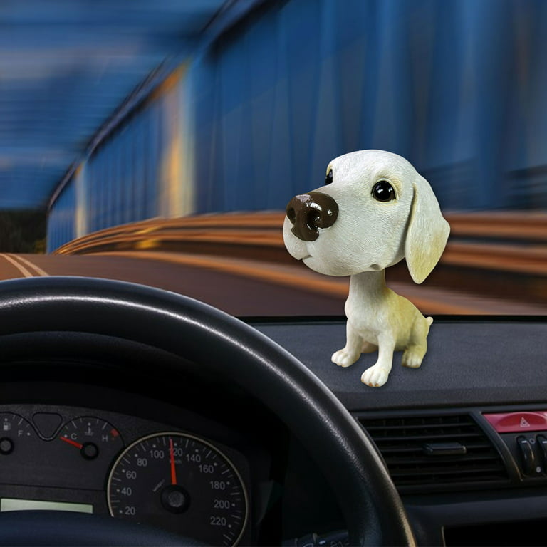 Bobble Head Dogs Bobbing Heads Car Dash Puppy Car Decoration Golden  Retriever