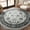 Black, variant on Noahas 5 ft Round Rugs for Living Room Bedroom Rug Circle Area Rug for Dining Room Table Throw Neutral Vintage Circular Rugs Washable Soft Comfortable Blue & White
