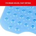 Semfri Bath Tub Shower Mat 40 x 16 inch NonSlip and Extra Large