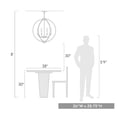 thumbnail image 3 of Golden Lighting Colson 6-Light Chandelier in Olympic Gold, 3 of 5