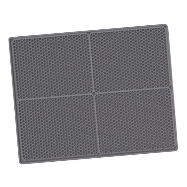Silicone Cat Litter Mat Trapper Rug Kitty Litter Pad Holes