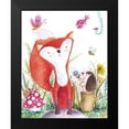 thumbnail image 2 of Hernandez, Larisa 12x14 Black Modern Framed Museum Art Print Titled - Forest Pals I, 2 of 5