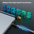 thumbnail image 2 of Cable Ethernet ARISKEEN Cat 8 40 Gbps 200 m 2000 Mhz RJ45 gris, 2 of 7