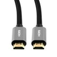 thumbnail image 6 of Insten 15 feet HDMI to HDMI Cable Male to Male Long Cord 8K 60Hz, 2.1 Version, 48Gbps, Gold Connectors, Nylon Braided, Black, 6 of 8