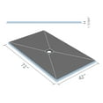 thumbnail image 2 of wedi Shower Base (42"x72") - Center Drain, 2 of 6