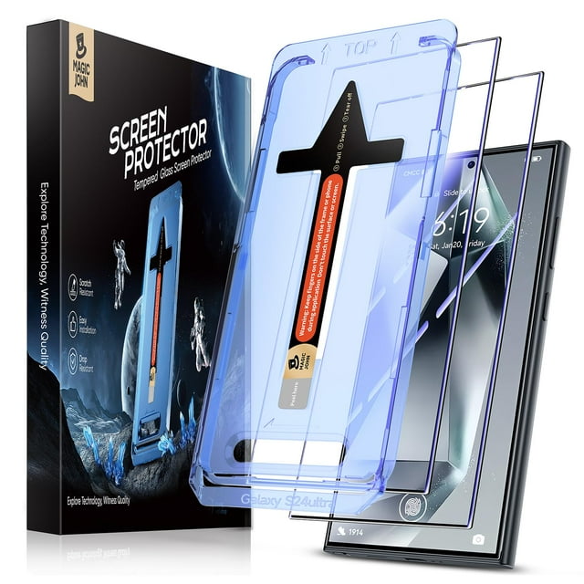 Protector de pantalla MAGIC JOHN de cristal templado para Samsung S24 Ultra