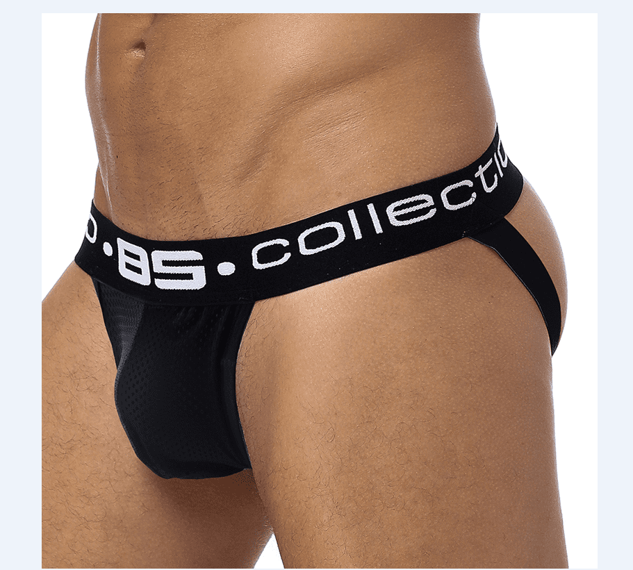 Puloru Men Jock Strap Breathable Underwear Backless Jockstrap Briefs