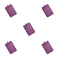 thumbnail image 2 of Inteprter 10 Uds. De portatarjetas de identificación, carcasa protectora informal, funda para tarjetas de autobús, Vertical/púrpura Type2 NO2, 2 of 4