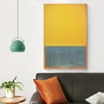 thumbnail image 4 of Mark Rothko Prints 《Yellow, Blue on Orange》 Wall Art Paintings Poster Canvas Art Poster and Wall Art Picture Print Modern Family bedroom Decor Posters 24x36inch(60x90cm), 4 of 6