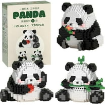 3 In1 Panda Building Blocks Building Toys Animal Bricks Building Blocks Figures Animal Toys 720 Pieces Panda