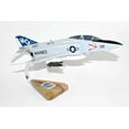 thumbnail image 3 of VMFA-321 (1978) F-4J Model, 1/42 (18") Scale, Mahogany, Marines, Fighter, 3 of 8