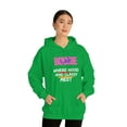 thumbnail image 4 of Bougie Trash Unisex Hooded Sweatshirt Where Classy And Hood Meet, 4 of 9