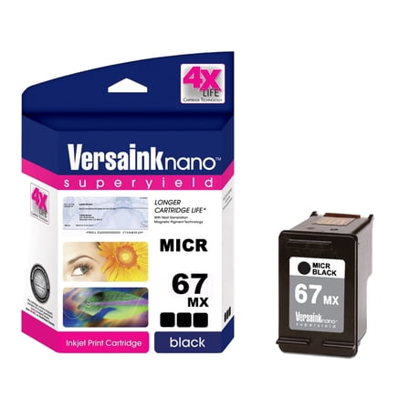 VersaInk-nano 67MX - Black MICR Cartridge