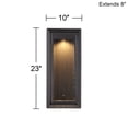 thumbnail image 5 of Feiss Urbandale Outdoor LED Wall Lantern, 5 of 5
