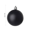 thumbnail image 3 of Kbndieu 24Pcs Christmas Tree Balls for Christmas Decorations, 1.18 Inch Black Shatterproof Christmas Ornaments for Xmas Tree Decor, Christmas Hanging Ornament for Holiday Wedding Party, 3 of 7