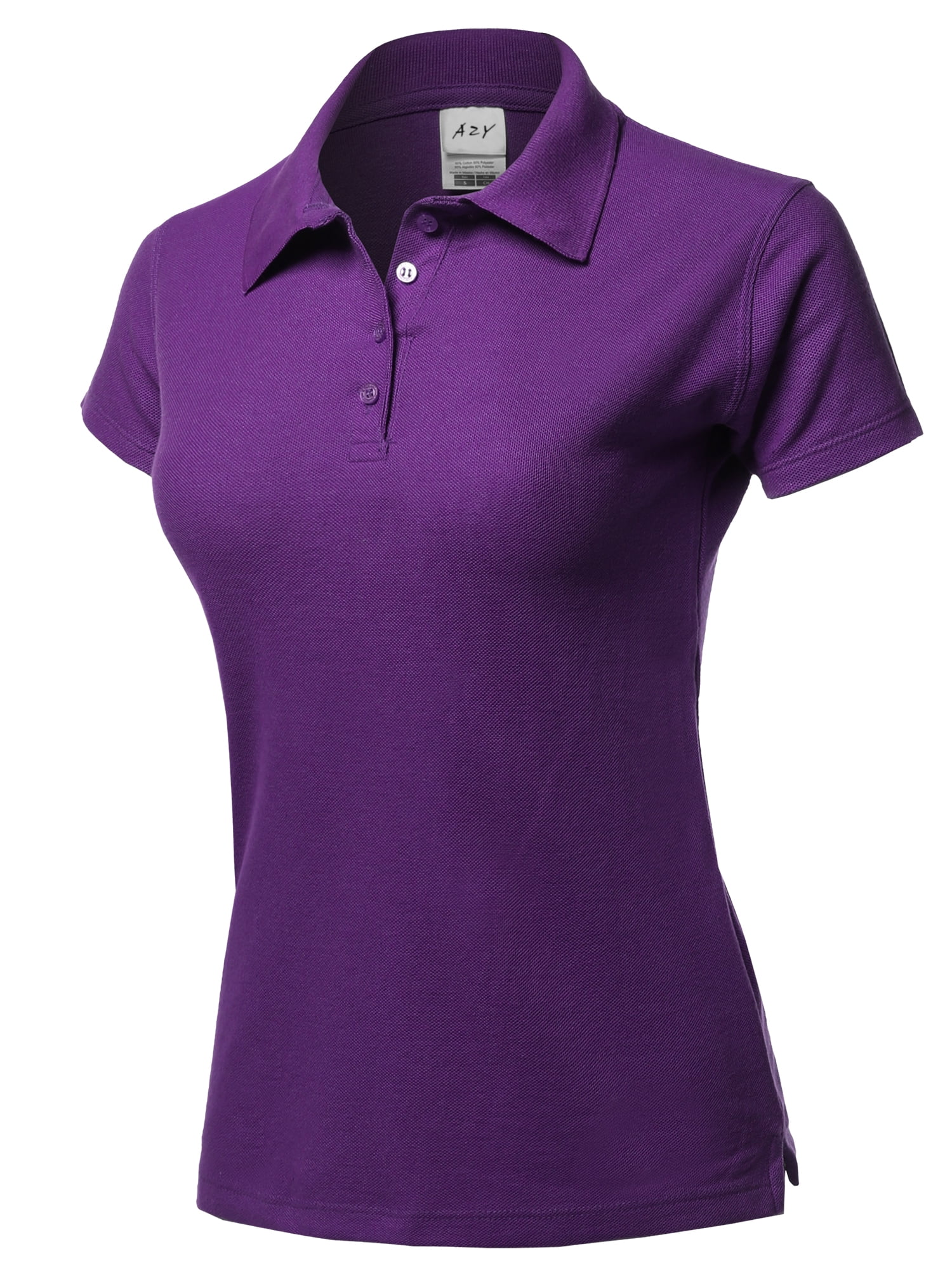 purple polo shirt womens