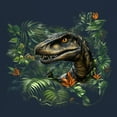 thumbnail image 3 of Velociraptor Jungle Women's Tank Top Dinosaur Hunter Jurassic Period Raptor Reptile Dino Tropical Paleontology, 3 of 7